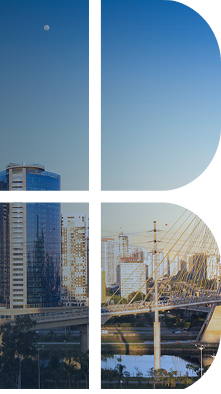 Imagem com um B da logo da Binswanger