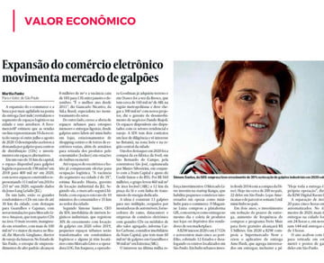 Expansão do comércio eletrônico movimenta mercado de galpões